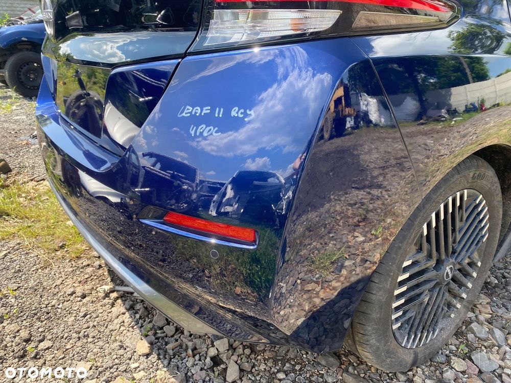 ZDERZAK TYŁ NISSAN LEAF ZE1 II 2 LIFT KOLOR RCJ UNIVERSAL BLUE 4 PDC - 5