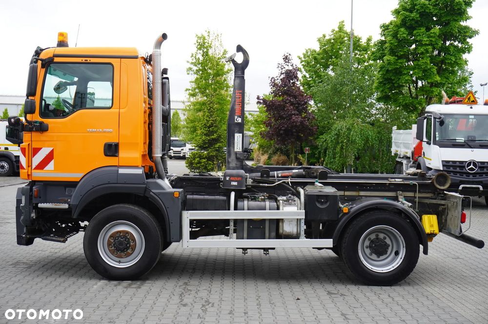 MAN TGM 13.290 / 4x4 / 30 tys. km!!! / hakowiec HIAB XR8S3250 / DMC 15 ton - 7