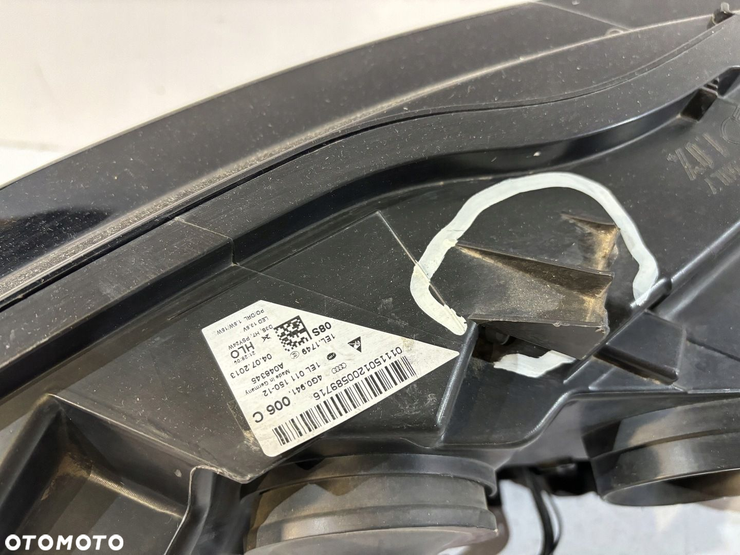 AUDI A6 C7 Lampa przednia Xenon Prawa - 17333 - 9