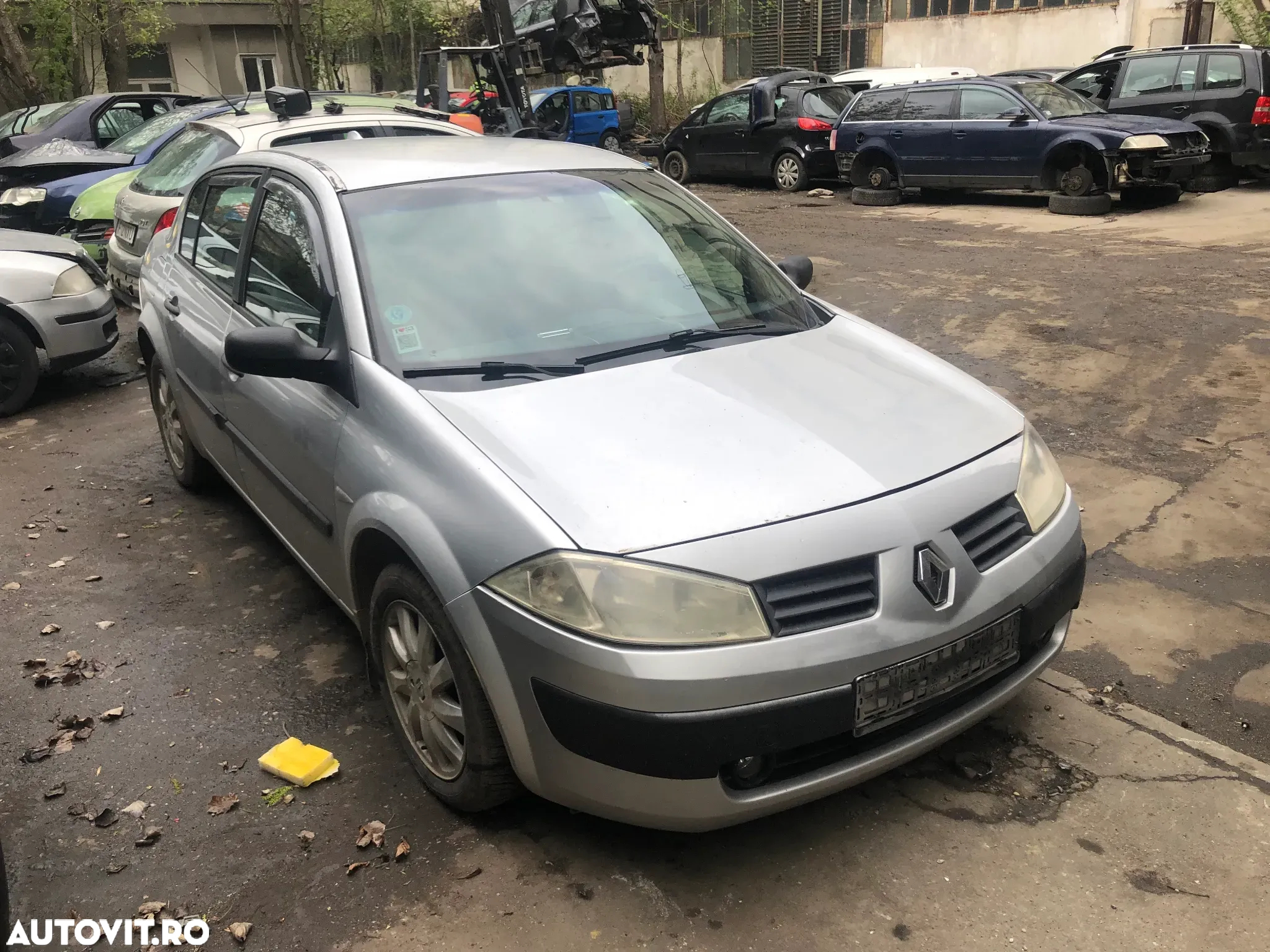 Bara fata completa Renault Megane 2 2005 gri argintiu non facelift - 12
