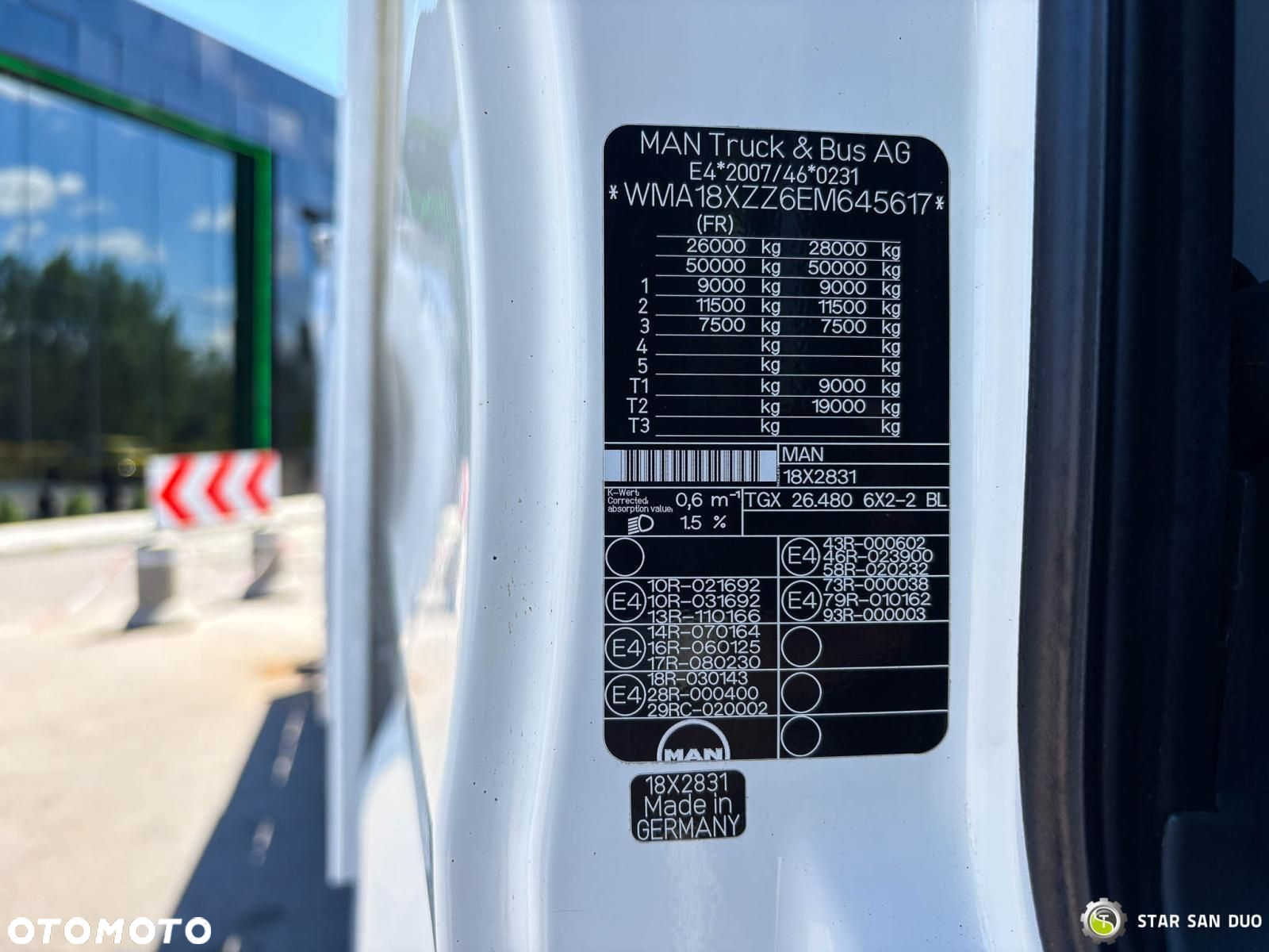 MAN TGX 26.480 6x2 PALFINGER PK 33002 EH HDS Żuraw Rotator Wciągarka - 24