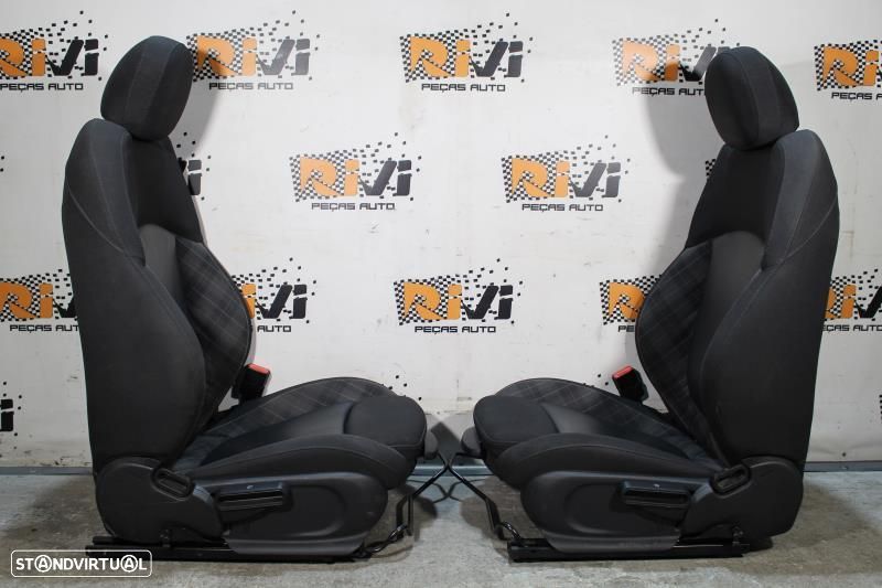 Bancos MINI Cooper F55 em Pele e Tecido com Quartelas - 7