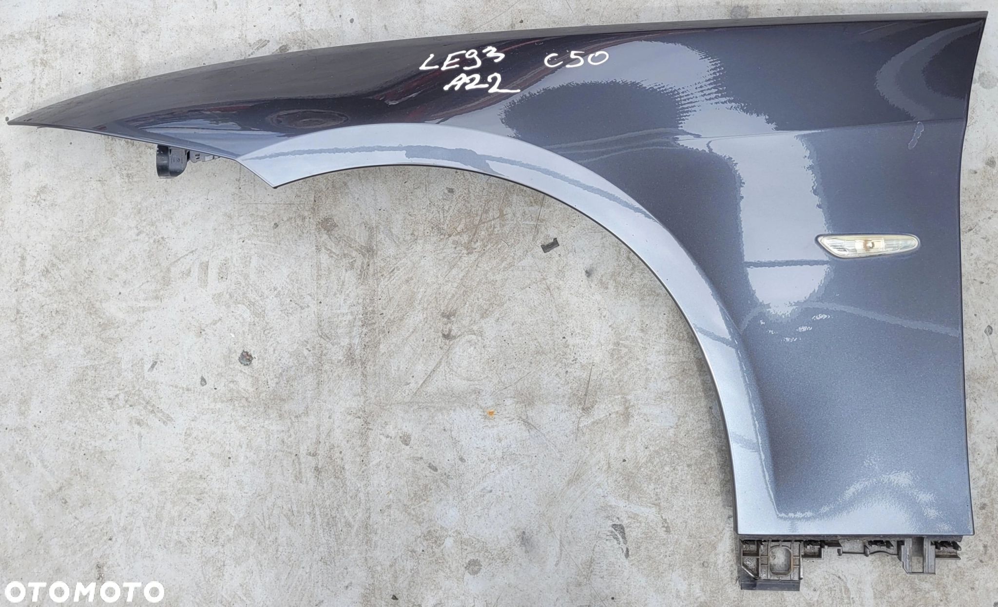 BŁOTNIK LEWY PRZÓD PRZEDNI BMW E90 E91 A22 SPARKLING GRAPHITE C50 - 1