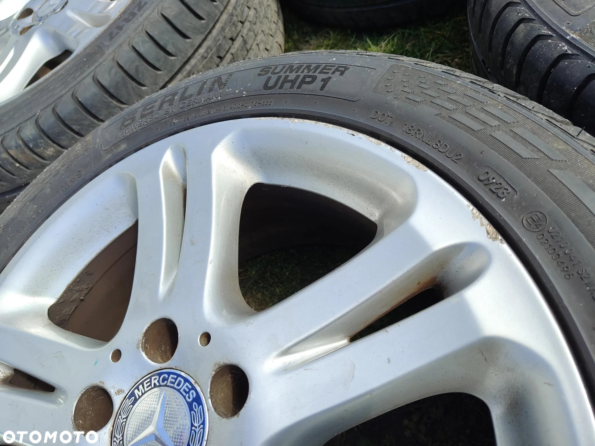 MERCEDES W211 LIFT KOŁA Felgi Aluminiowe Opony letnie 5X112 17 Avantgarde Oryginał - 5