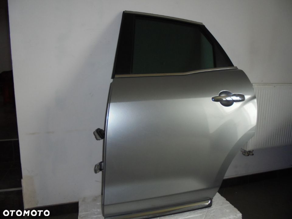 MAZDA CX7 CX 7 LIFT DRZWI LEWE TYŁ SZYBA LISTWA KLAMKA CHROM - 1