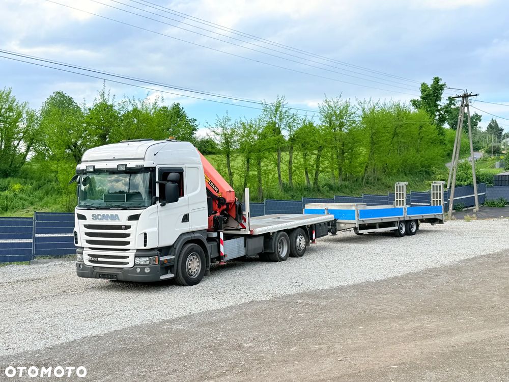 Scania * SCANIA G400 * Zestaw + Przyczepa * HDS Palfinger Kran PK 42500 * 3 Osie * Sprowadzona * Bardzo Dobry Stan * - 2