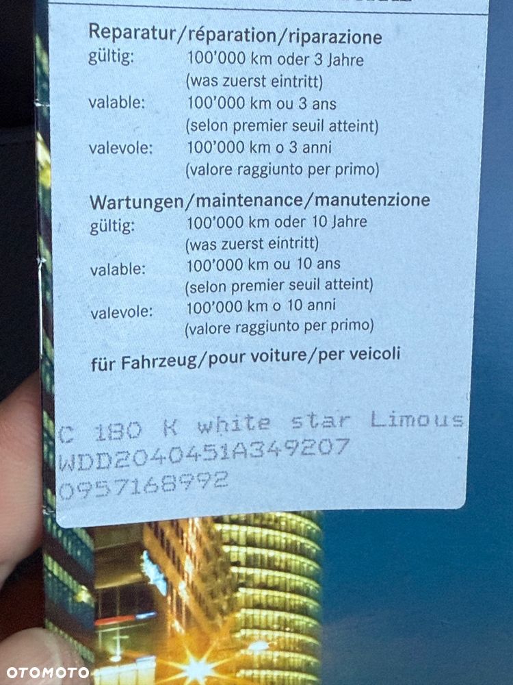 Mercedes-Benz Klasa C 180 Kompressor BlueEFFICIENCY Avantgarde - 14