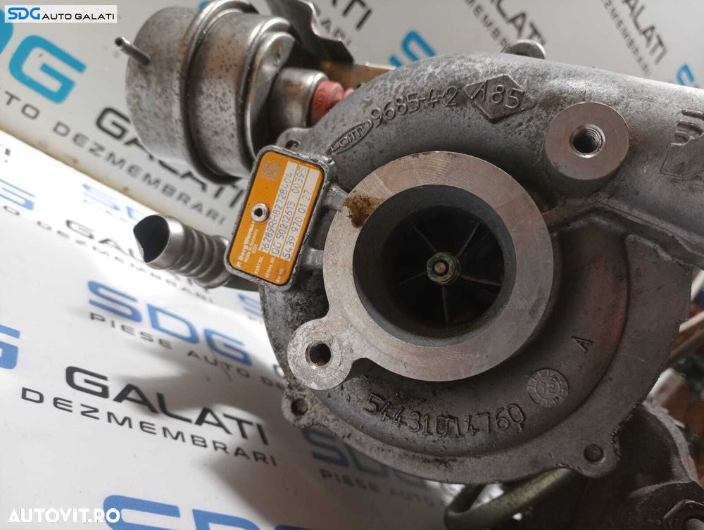 Turbo Turbina Turbosuflanta Renault Megane 3 1.5 DCI 2008 - 2015 Cod 54399700127 54431014760 [M3949] - 3