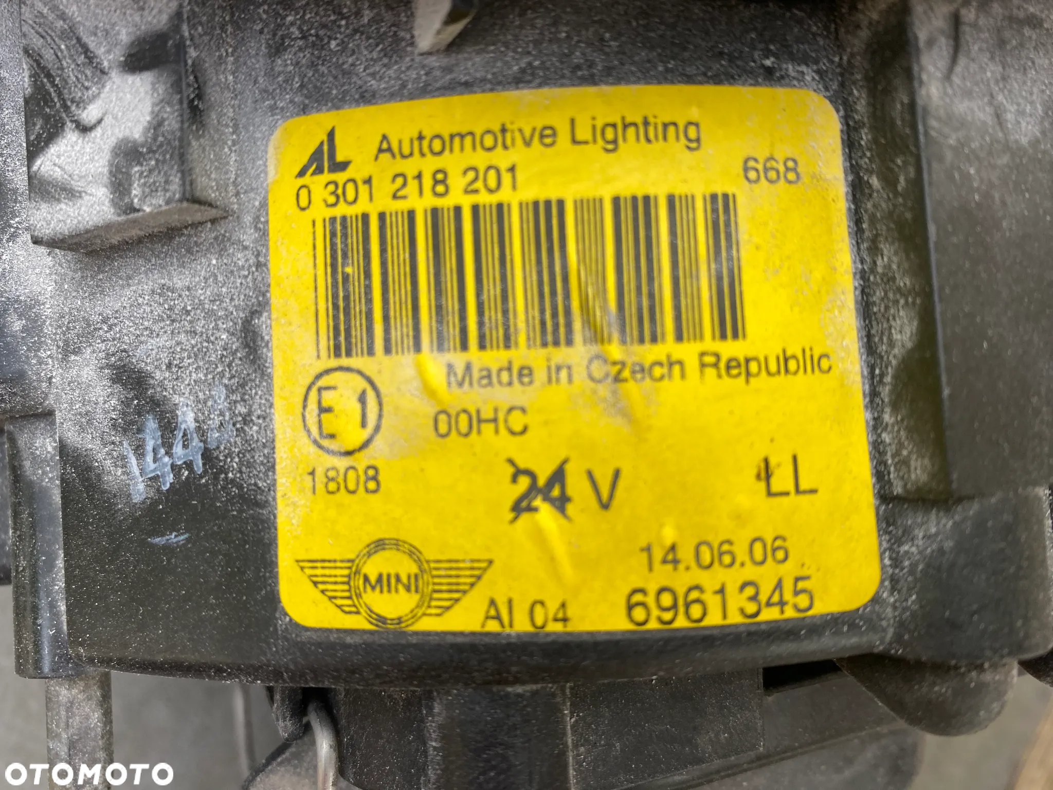 lampa lampa mini cooper S R51 R53 lift lewa eu cała - 2
