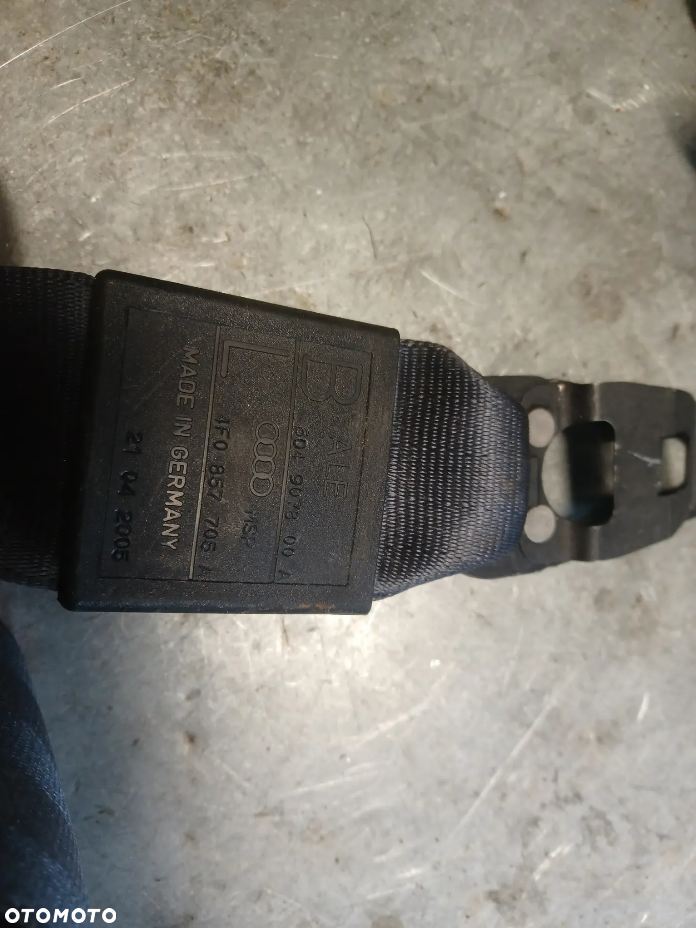 PASY BEZPIECZEŃSTWA AUDI A6 C6 PRZÓD 4F0857705 LEWY PRAWY - 3