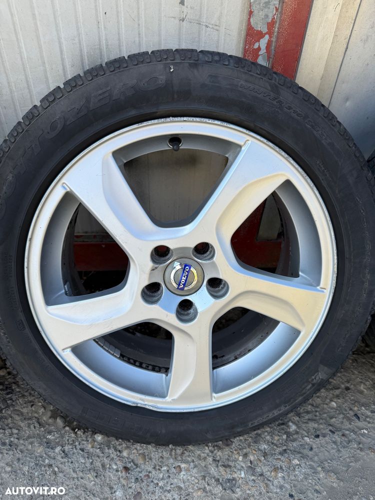 Jante aliaj VOLVO V70 an 2009-2016 cu cauciucuri iarna 225/50R17 uzura 70% - 4