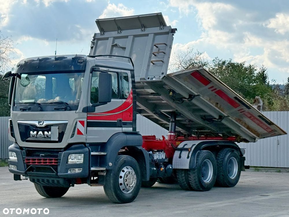 MAN TGS 26.460 * WYWROTKA 4,90 m + BORDMATIC * 6x4 * STAN BDB - 3