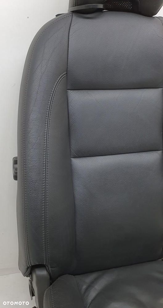 FOTEL LEWY PRZÓD PRZEDNI KIEROWCY SKÓRA GRZANY VOLVO C70 II EUROPA - 4