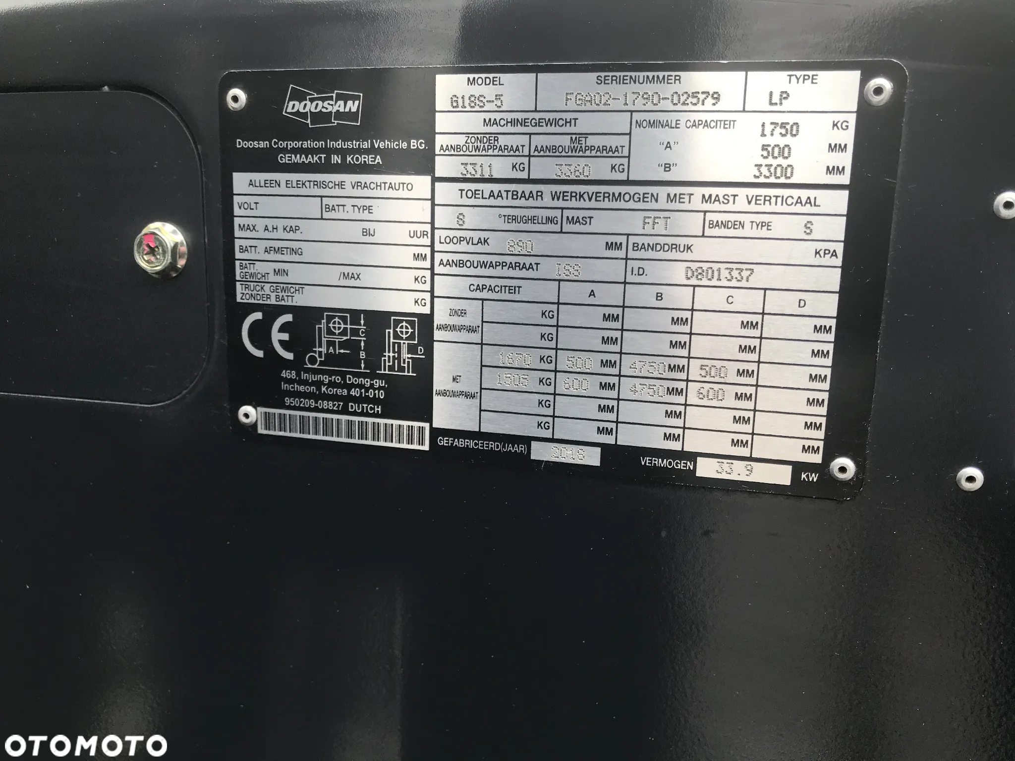 Doosan G18S-5 - 13