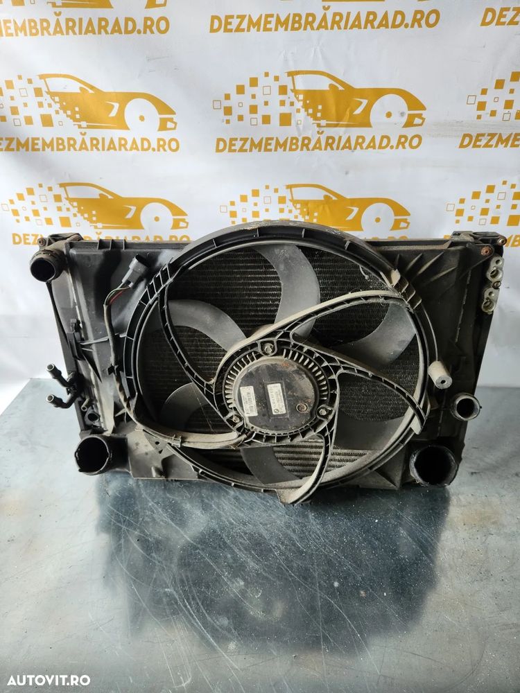 Grup Radiatoare Radiator Apa Clima Intercooler Termocupla Electroventilator Bmw E90 E91 E92 E93 Mot - 5
