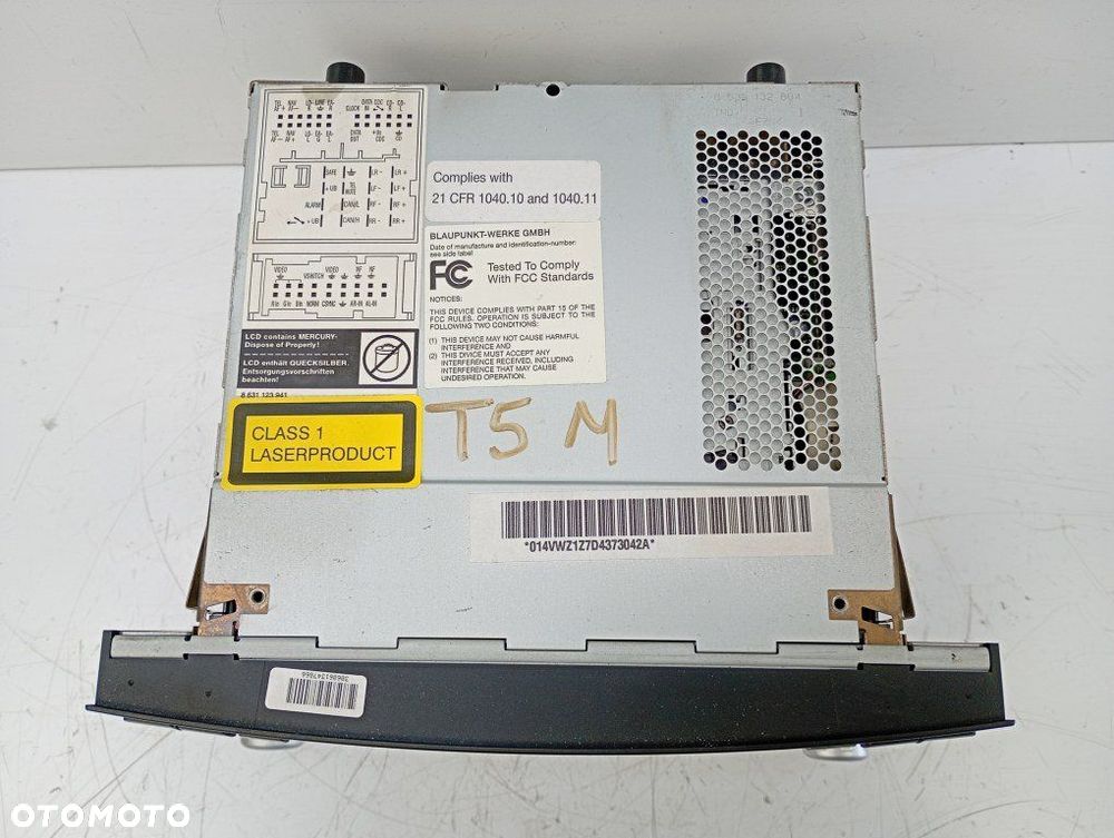 Radio radioodtwarzacz navi aux Vw Transporter Multivan Caravelle T5 03 - 4