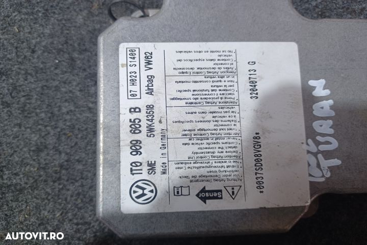 Calculator airbag 1T0909605B Volkswagen VW Touran 1 [facelift] [2006 - 4
