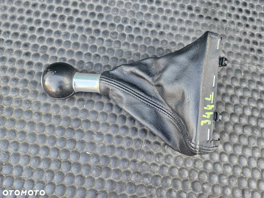 Gałka Mieszek Czarna S-Line Skóra Lewarek Zmiany 6 Biegów Manual Audi A4 B6 B7 - 12