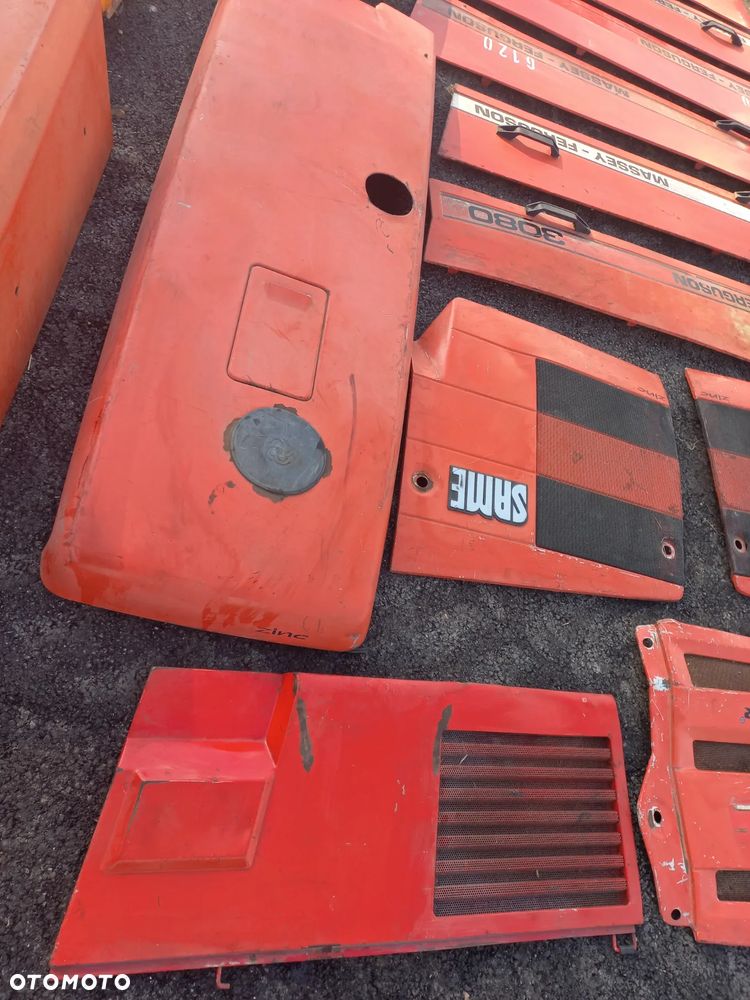 Maska boczna osłona massey ferguson,pokrywa silnika,grill,same,renault,3080, - 6