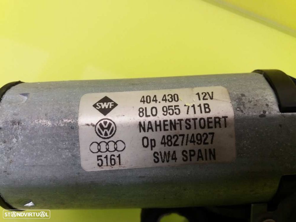 MOTOR LIMPA-VIDROS TRASEIRO AUDI ALLROAD 2001 -8L0955711B 404430 - 3
