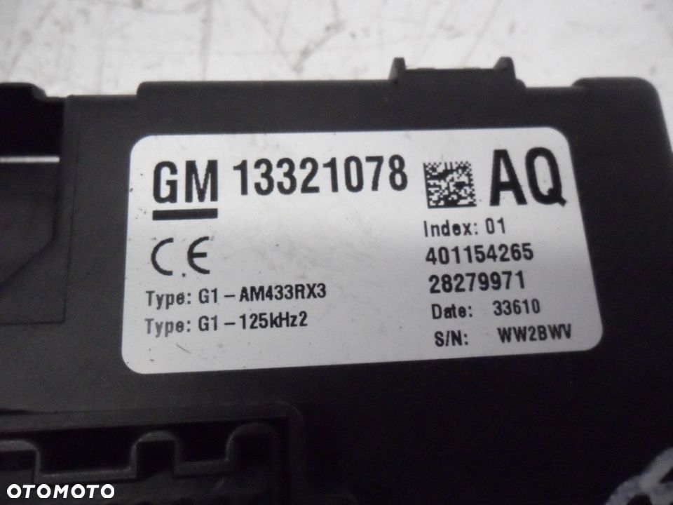 OPEL CORSA D LIFT MODUŁ SKRZYNKA BSI 13321078AQ - 2