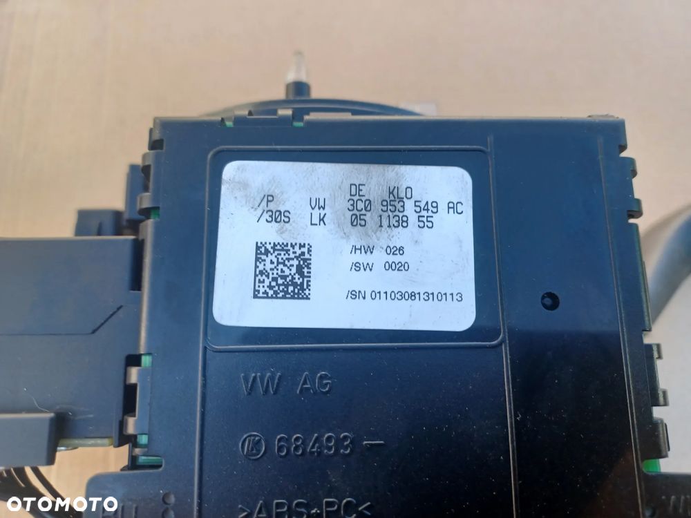 PRZEŁACZNIKI MODUŁ SKRĘTU PASSAT B6 3C0953549AC - 3