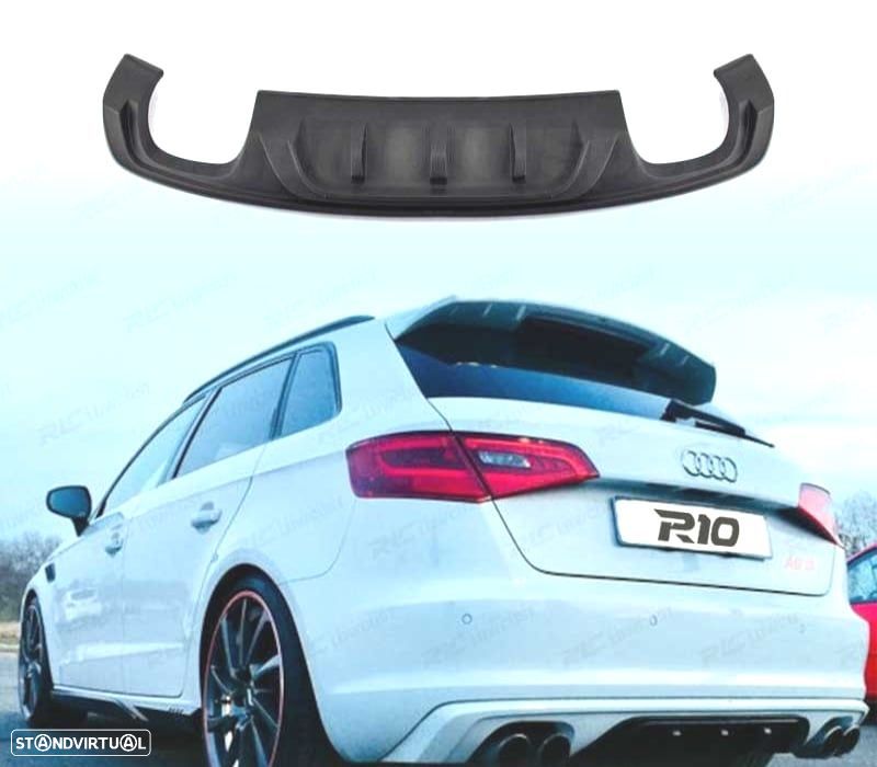 DIFUSOR AUDI A3 8V 12-16 LOOK RS3 - 1