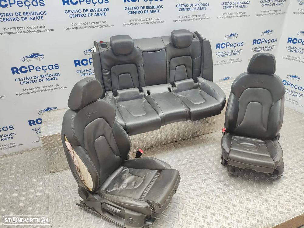 Conjunto Bancos em Pele Audi A5 8T 8TA Sportback 5 portas S-Line Sline S Line 2007 a 2016 - 4