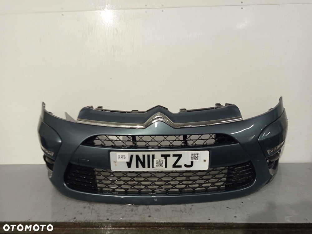 + ZDERZAK PRZÓD PRZEDNI DO CITROEN C4 PICASSO LIFT FL EZWD SZARY LED DRL HALOGENY - 1