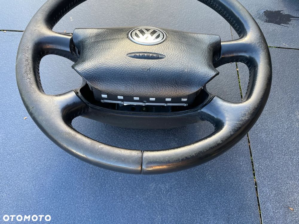 KIEROWNICA VW SHARAN I MK1 LIFT SKÓRA skórzana 4-ramienna - 5