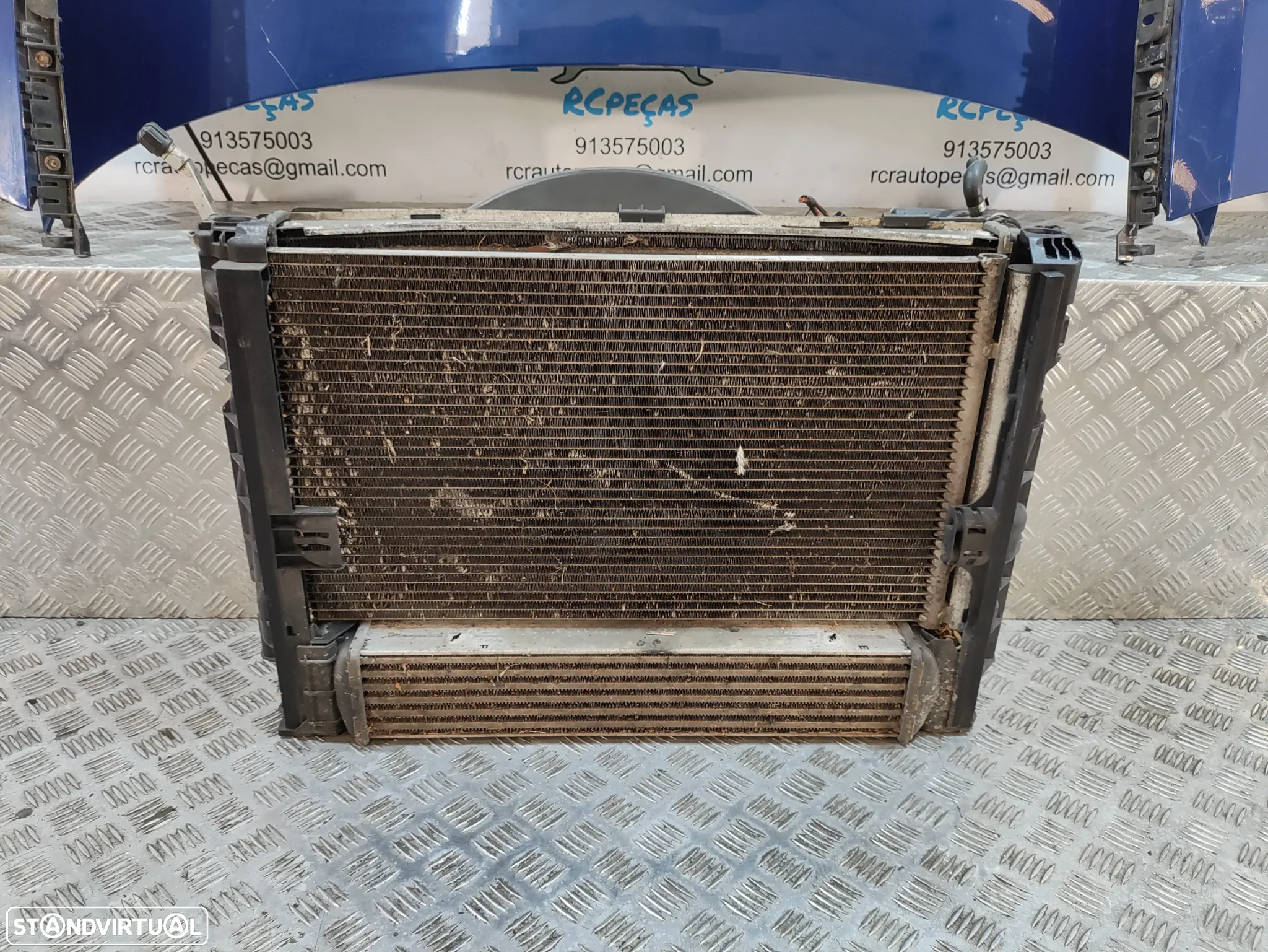 FRENTE COMPLETA BMW SERIE 1 E87 E81 PACK M PARACHOQUES SENSORES GUARDA-LAMAS OTICAS RADIADOR VENTILADOR FRENTE FIBRA REFORÇO - 9