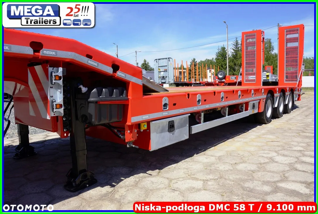 Mega Niskopodwozie 3 osie, 58 T DMC, dł. 910 cm, oś skrętna !!! - 23
