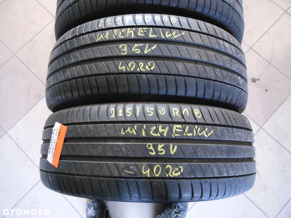 Opony 225/50r18 michelin primacy 3 6,3mm lato komplet - 2