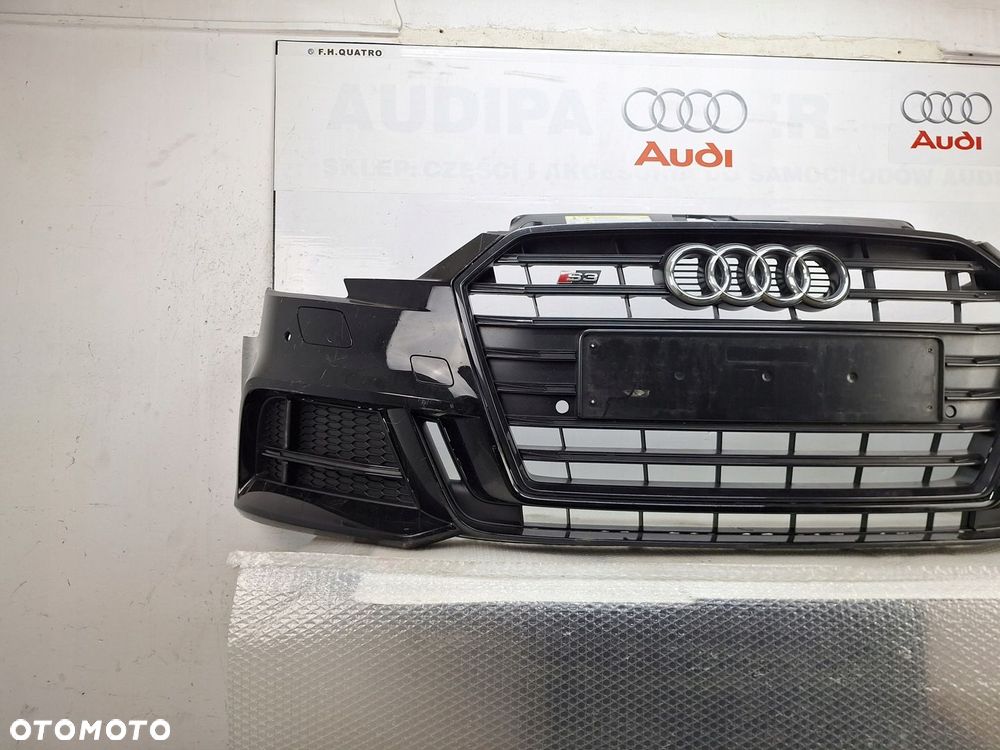 ZDERZAK AUDI A3 S3 S-LINE HATCHBACK SB BLACK EDITION LIFT 2016-2020 8V5 - 3