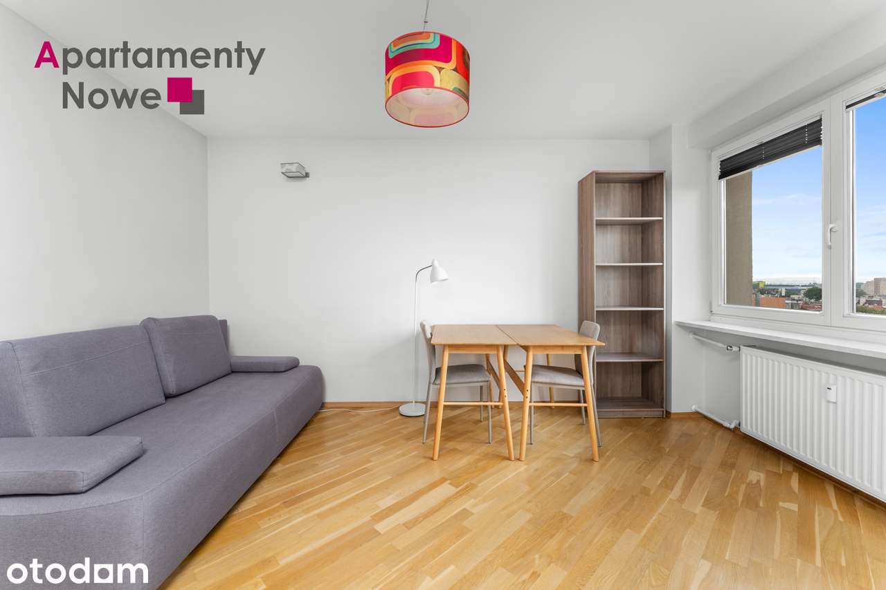 Przytulne, słoneczne studio 30m2 z pięknym widokiem ul.Królewska 55