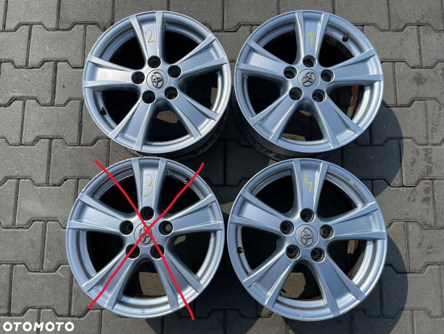 ALU FELGI TOYOTA VERSO 09-18 ET39 6,5Jx16 5x114,3 42611-0F120 - 1