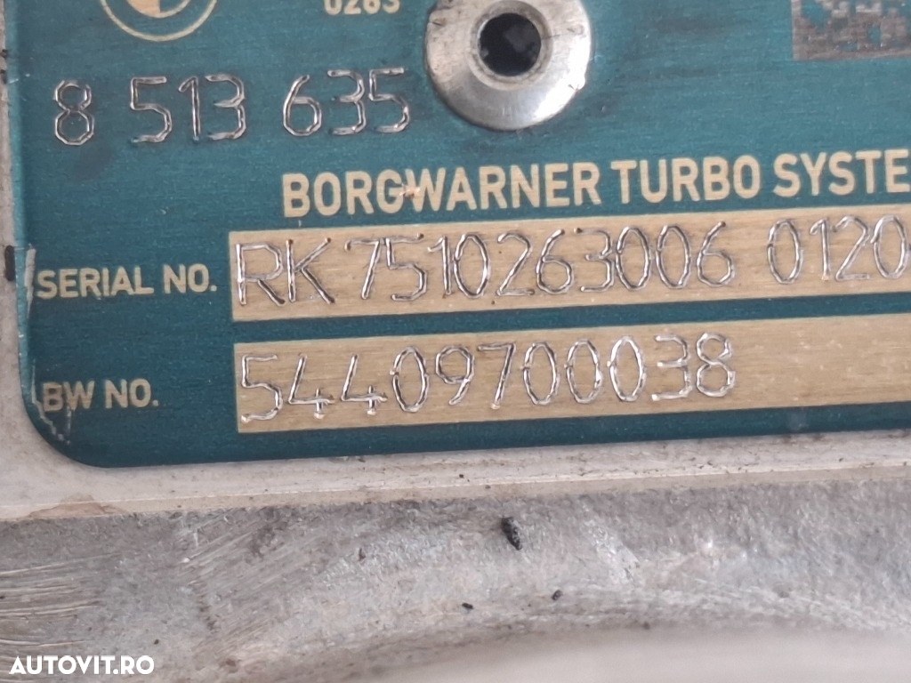 Turbina Turbo Bmw X1 X2 F48 F39 Seria 2 F45 F46 Mini 2.0 D B47 Cod 8513635 - 4