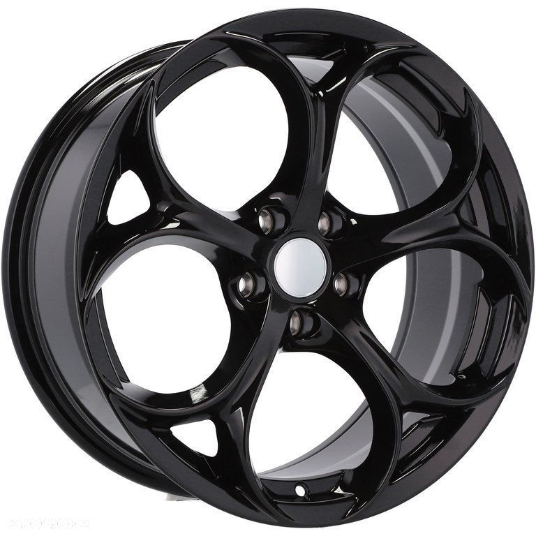 4x Felgi 18 m.in. do ALFA ROMEO 159 Brera Giulia Giulietta Spider Stelvio Czarne - L1664 (YF5707) - 3