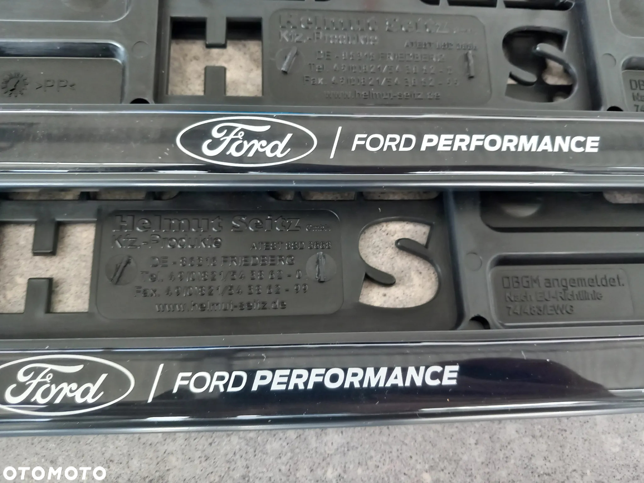 Uchwyt podkładka tablicy rejestracyjnej Ford Performance 2569833 - 3