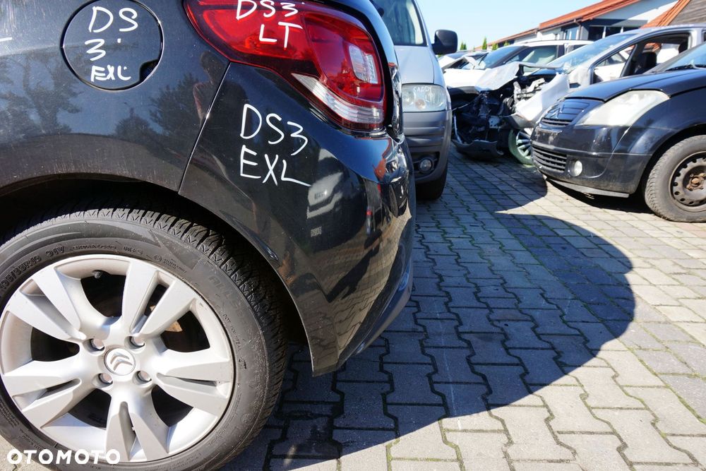 ZDERZAK TYLNY DS3 I EXL  CZARNY CITROEN 2010-2014 - 3