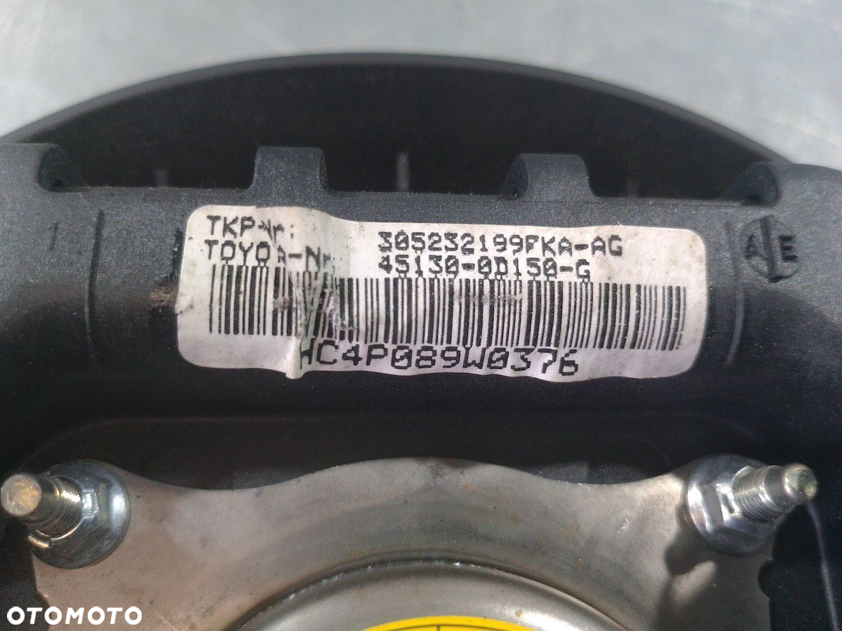 PODUSZKA KIEROWCY, AIRBAG TOYOTA YARIS II ( 06-11 ) 45130-0D150-G - 3