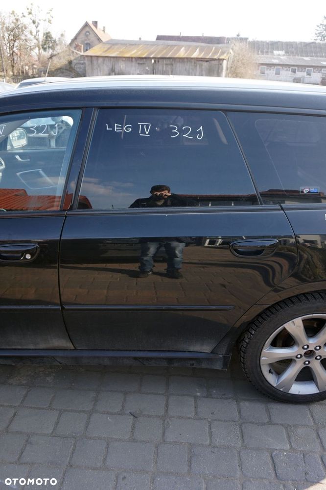 DRZWI TYLNE LEWE LEGACY IV BL LIFT KOMBI 32J  CZARNY SUBARU 2006-2009 - 1