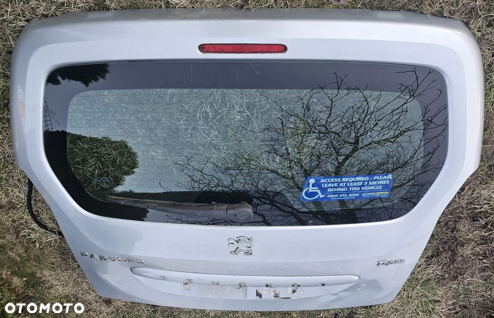 Peugeot Partner  III 3 klapa tył tylna szyba - 3