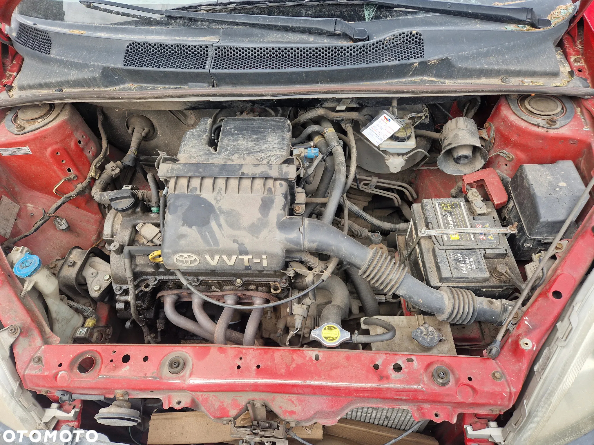 toyota yaris I silnik 10. 1sz-fe skrzynia sanki belka przód tył wahacz zacisk zwrotnica maglownica - 2