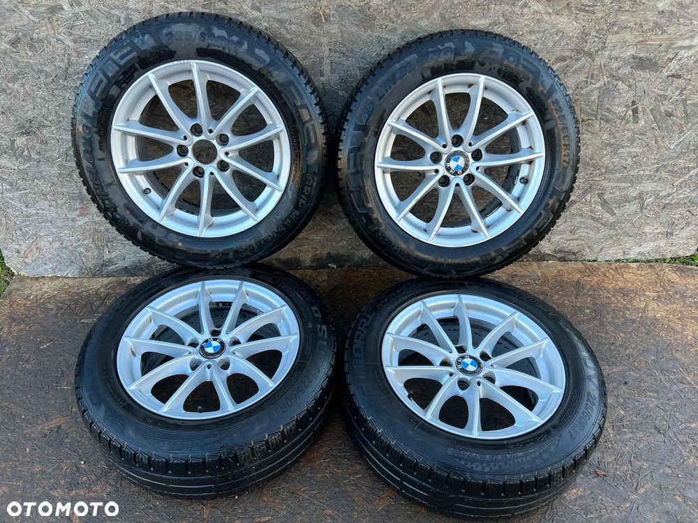 FELGI KOŁA KOMPLET BMW X3 F25 X4 F26 7,5JX17 ET32 5X120 6787575 7.5" x 17" 5x120 ET 32  KOMPLET ORYGINALNYCH KÓŁ DO BMW X3 F25 X4 F26   7,5JX17 ET32 5X120  6787575 7.5" x 17" 5x120 ET 32   OPONY LINGLONG M+S 225/60R17 OPONY VIMERO-S M+S  OPONY 2X 6.40 2024 OPONY 2X (SŁABY BIERZNIK ) - 1