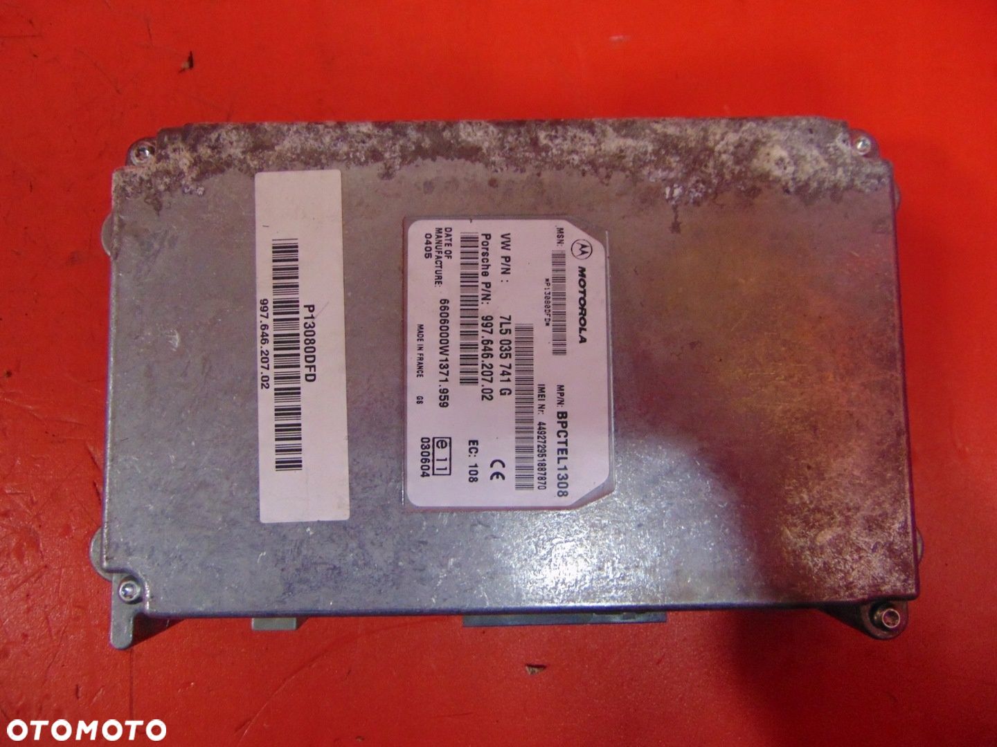 PORSCHE CAYENNE I 9P 7L MODUŁ STEROWNIK TELEFONU 7L5035741G 99764620702 - 1