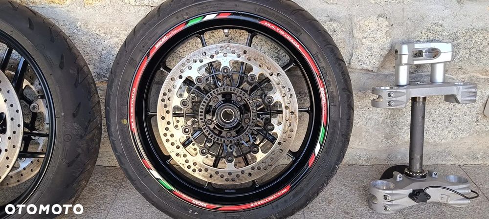 DUCATI MULTISTRADA 1200 1260 KOŁO FELGA TARCZE PÓŁKA DOLNA OŚ LAGI - 4
