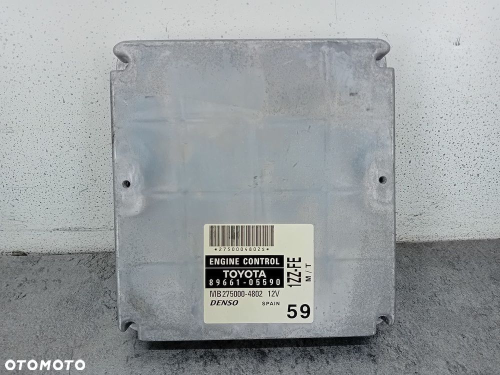 KOMPUTER, STEROWNIK TOYOTA AVENSIS II T25 89661-05590 MB275000-4802 1.8 - 1