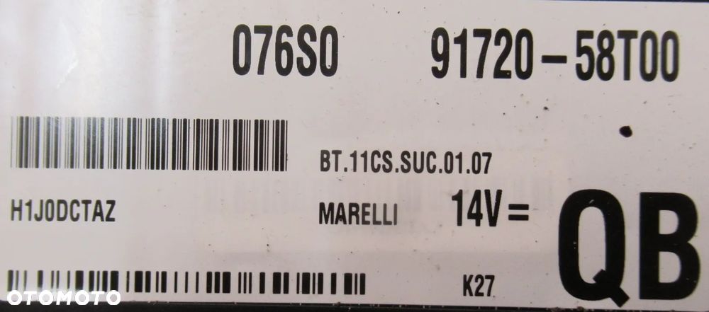 SUZUKI SX4 S-CROSS II MODUŁ STEROWNIK HEV 91720-58T00 - 3