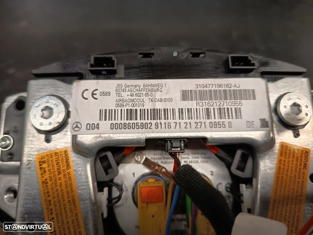 Airbag condutor MERCEDES-BENZ E-CLASS Coupé Ref: 0008605902 - 2
